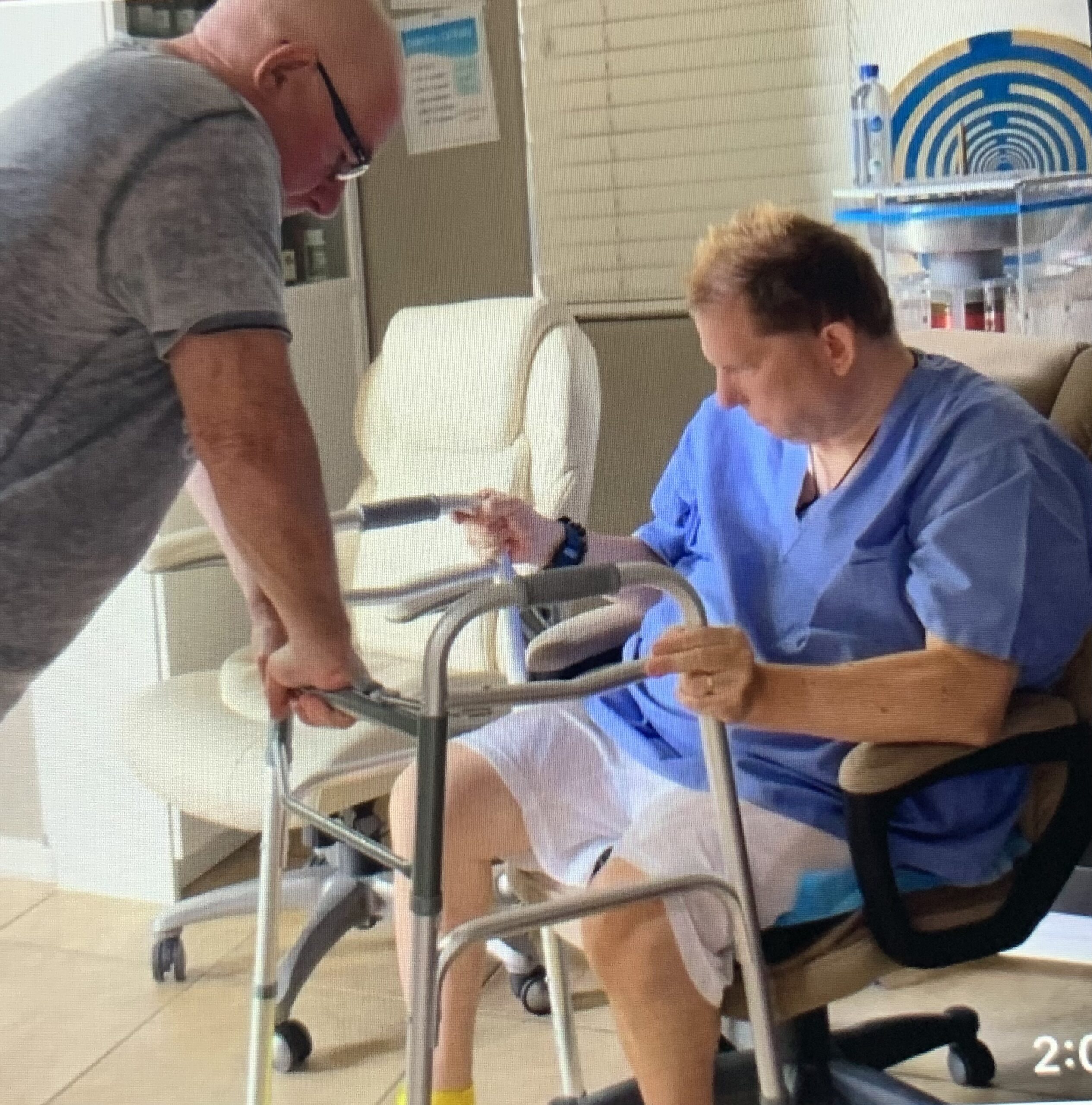 3902 Dr. Shawn Centers during the recovery period following his August 2022 stroke.