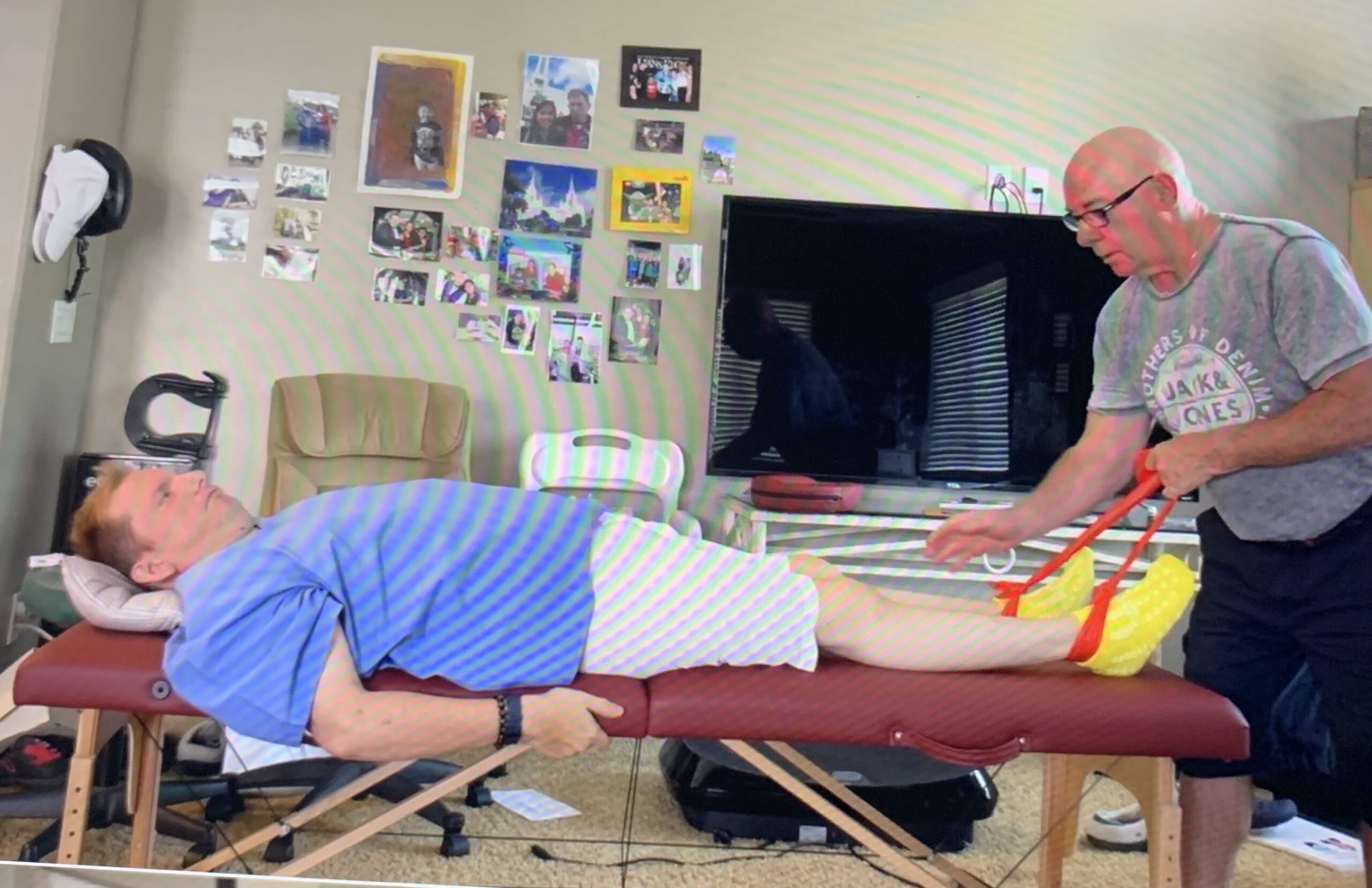 3906 Dr. Shawn Centers during the recovery period following his August 2022 stroke.