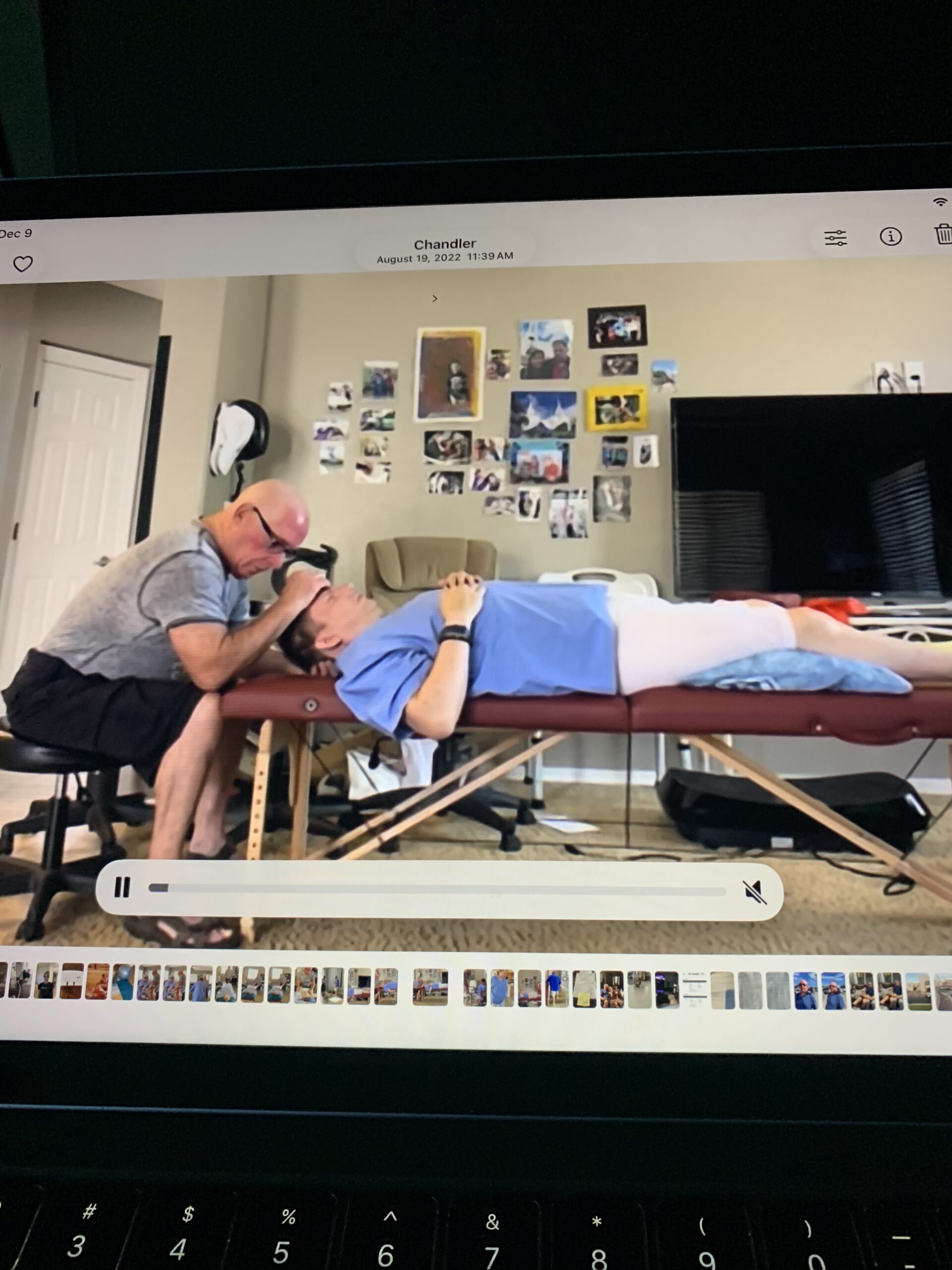 3909 Dr. Shawn Centers during the recovery period following his August 2022 stroke.