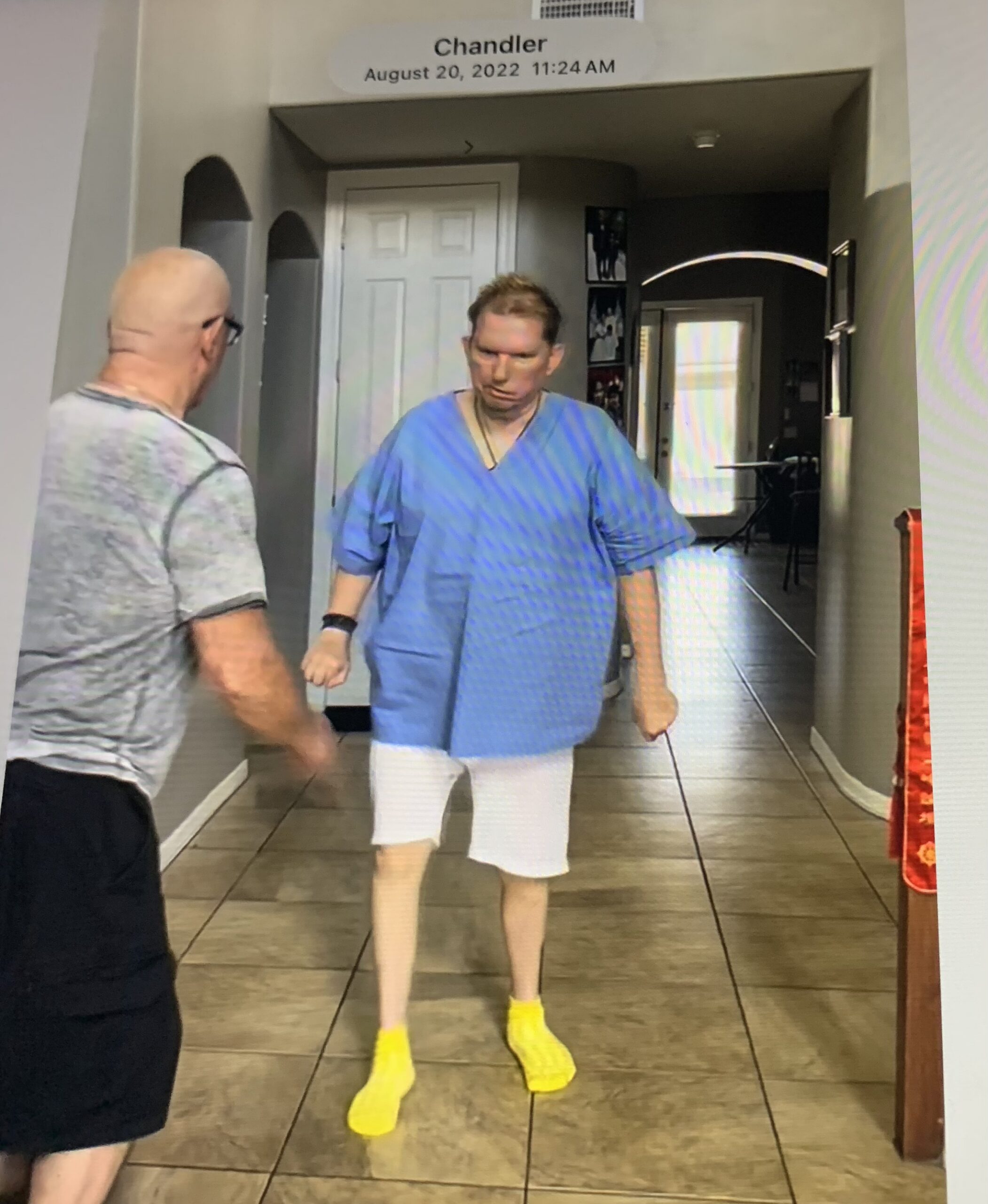 3912 Dr. Shawn Centers during the recovery period following his August 2022 stroke.